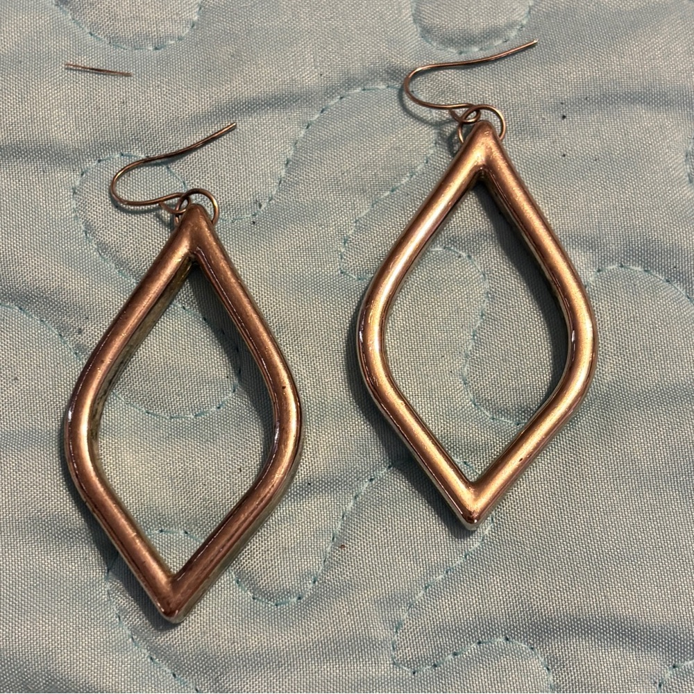 Elegant Gold-Tone Drop Earrings
